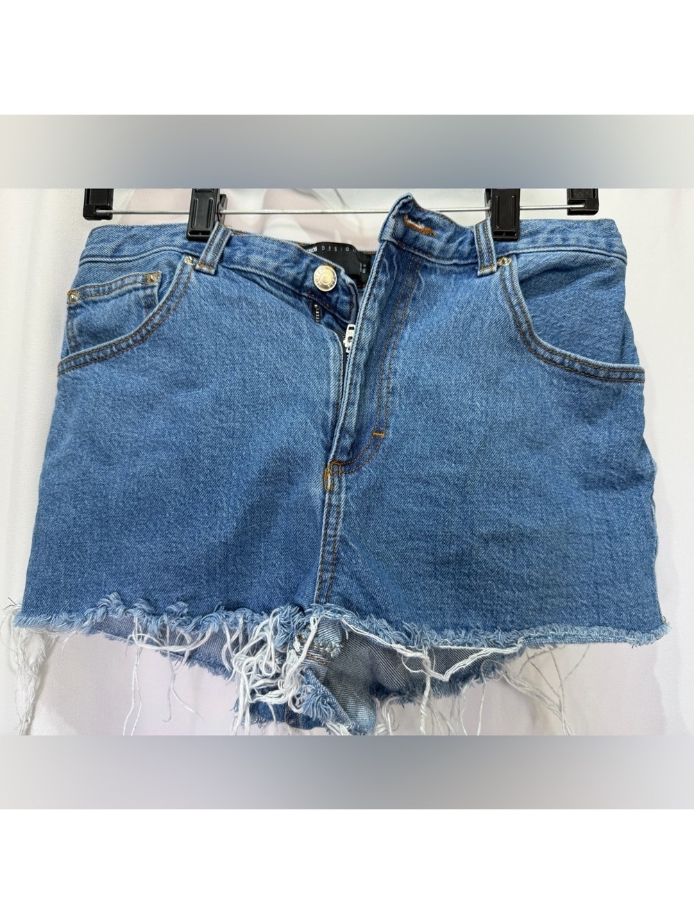 ASOS Distressed Denim Cutoff Jean Shorts - Blue
